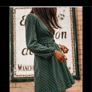 Anthro Maeve Malta Print Wrap Dress Size Medium